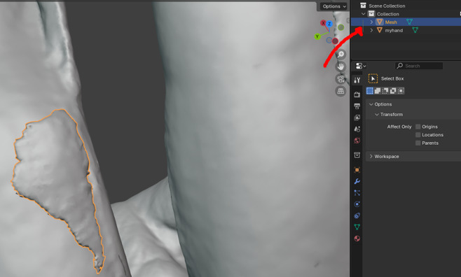 Deleting separated object